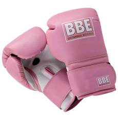 <h4>BBE 12oz Pink Leather Gloves</h4>
